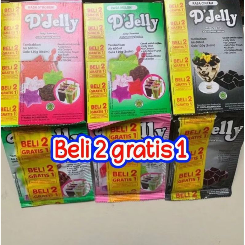 

d'jelly nutrijell promo beli 2 gratis 1