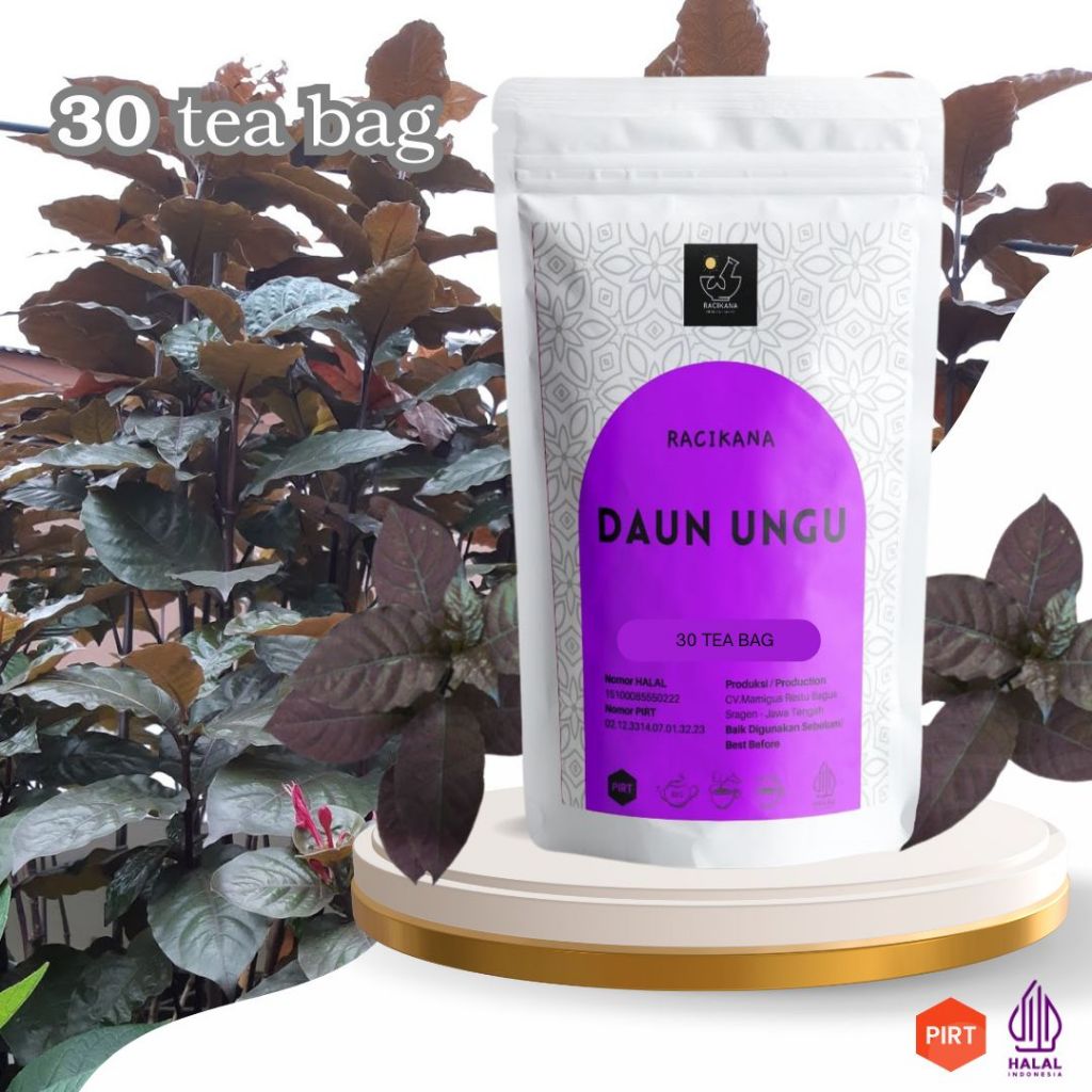 

TEH CELUP DAUN UNGU / Teh Wasir Ambeien Ambeyen / 30 Tea Bag
