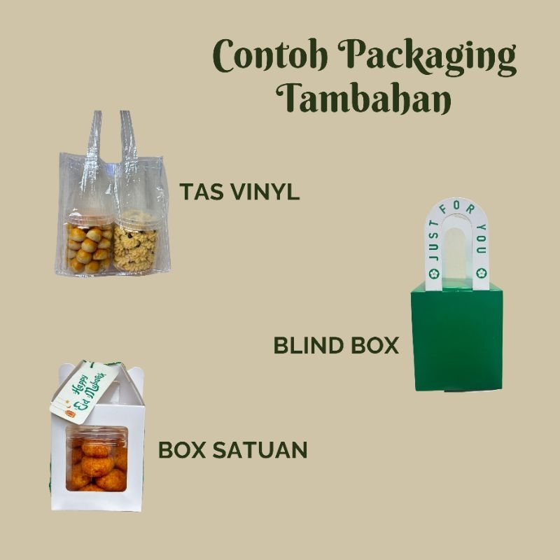

Packaging Tambahan Kue PRE ORDER