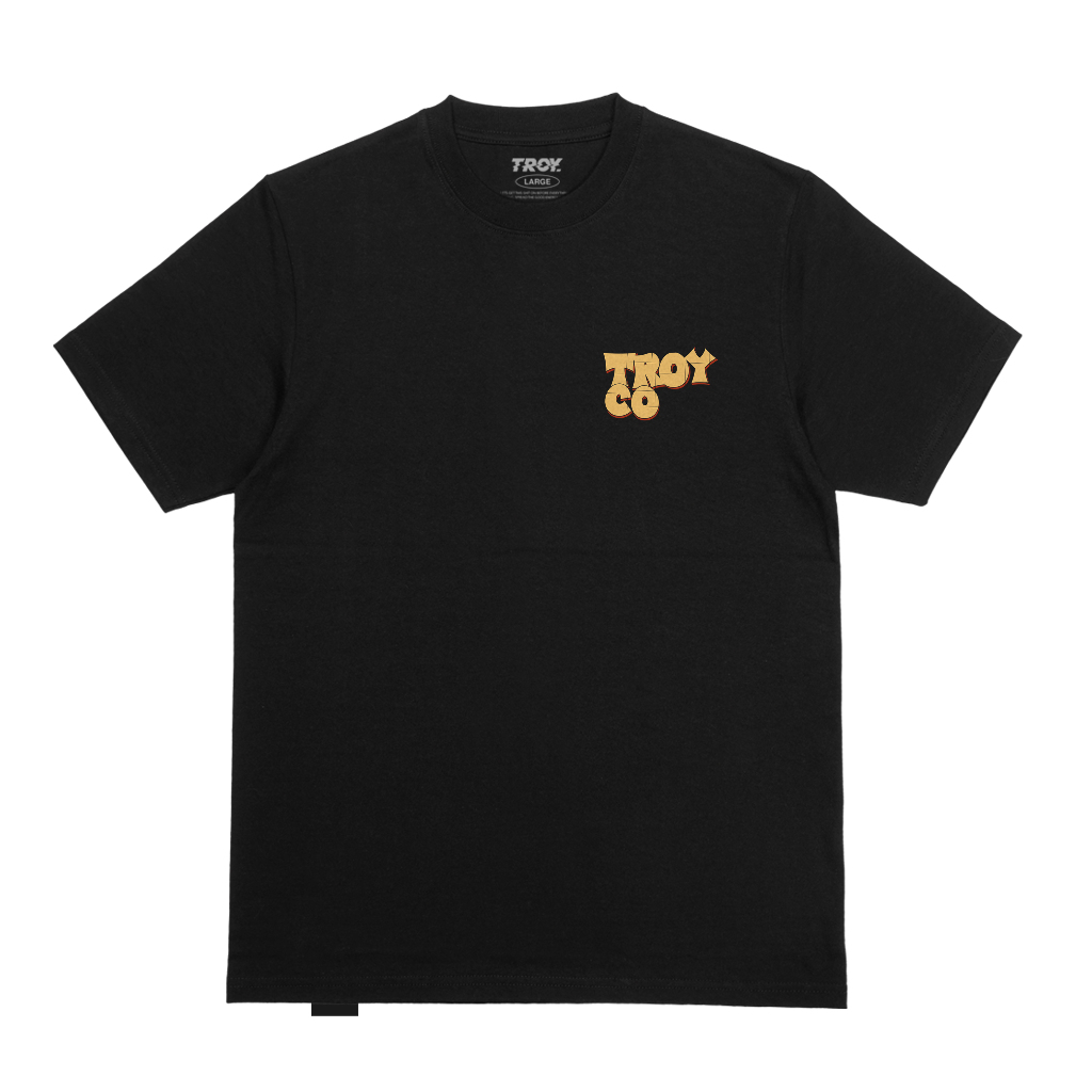 Troy Company Tshirt Black Rocket Coyote - Kaos Lengan Pendek Kaos Hitam MTD 2762