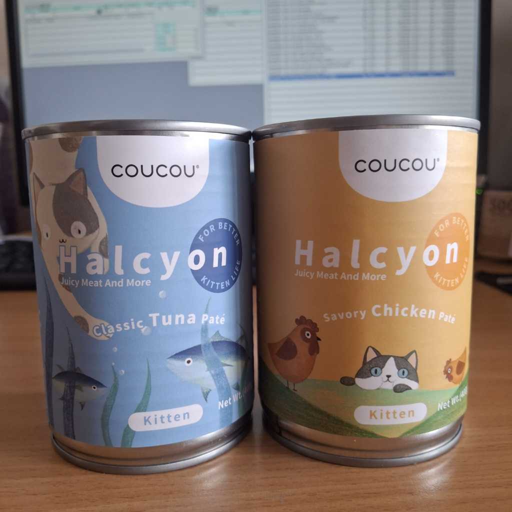 

Coucou Kaleng CAT Halcyon Jelly Tuna Chicken In Net Wt. (400g) Jelly Chicken Pate (400gr) / cou canned tuna / cou-cou canned chicken kitten