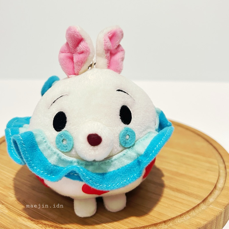 WHITE RABBIT ALICE in WONDERLAND Keychain Gantungan Kunci Alice in Wonderland Kelinci