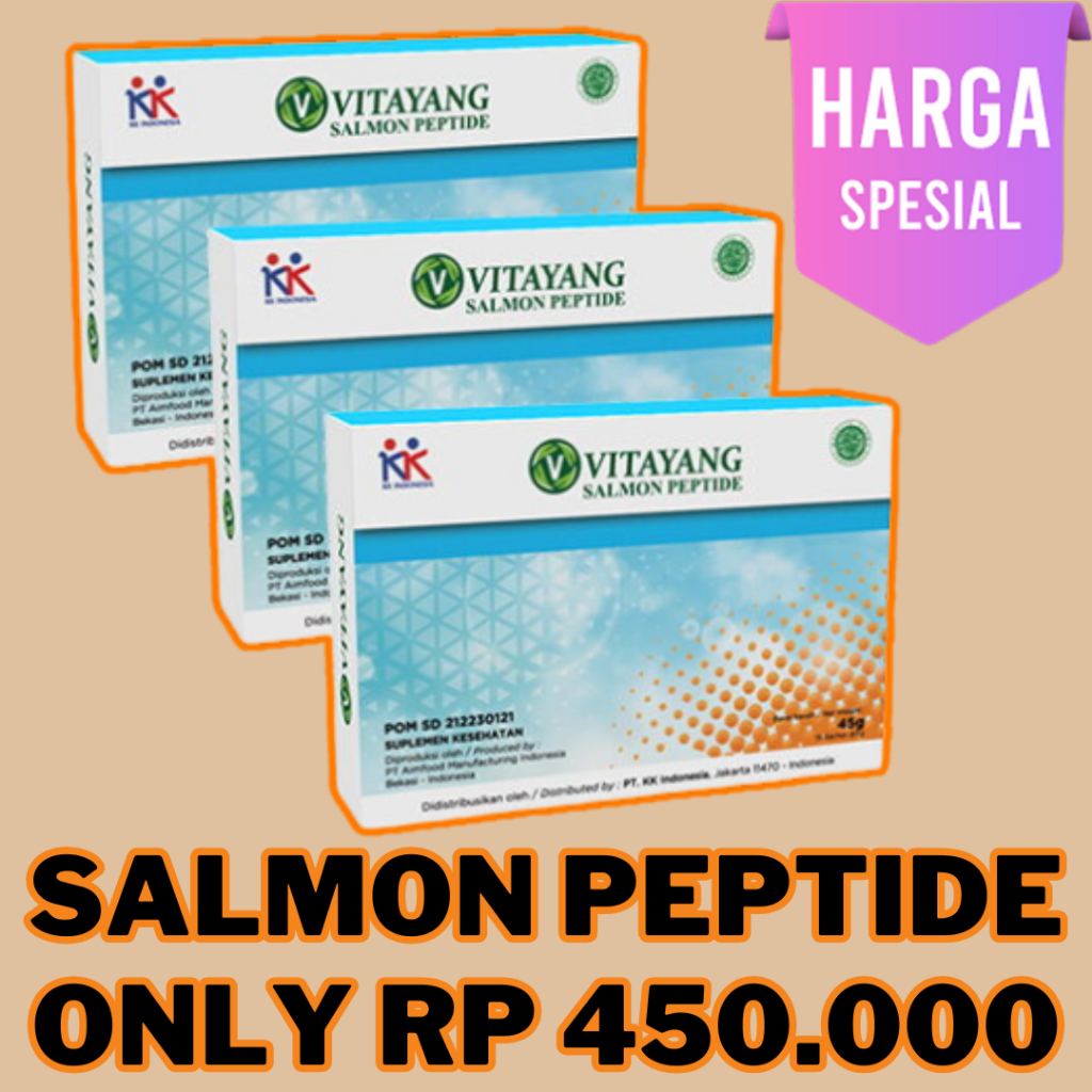 Vitayang SOP Salmon Ovary Peptide Suplemen Kecantikan Alami KK Indonesia Original 100%