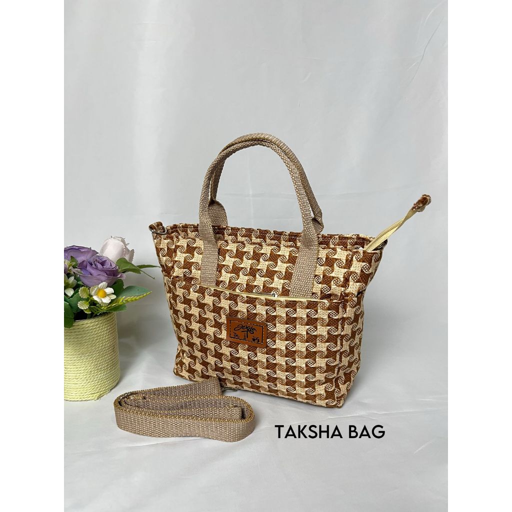 Tas Slempang Ibu Handbag Goni Sintetis OWEN - Tote bag cewe - Tas Jogja