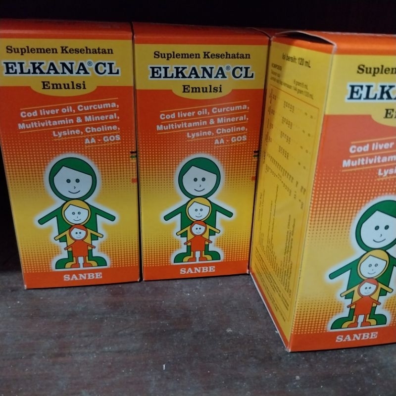 

elkana CL sirup original 120ml suplemen anak