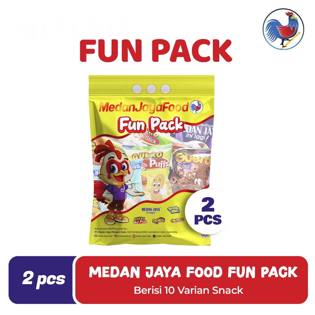 

Medan Jaya Food Fun Pack (1 kotak isi 2 pcs Fun Pack)