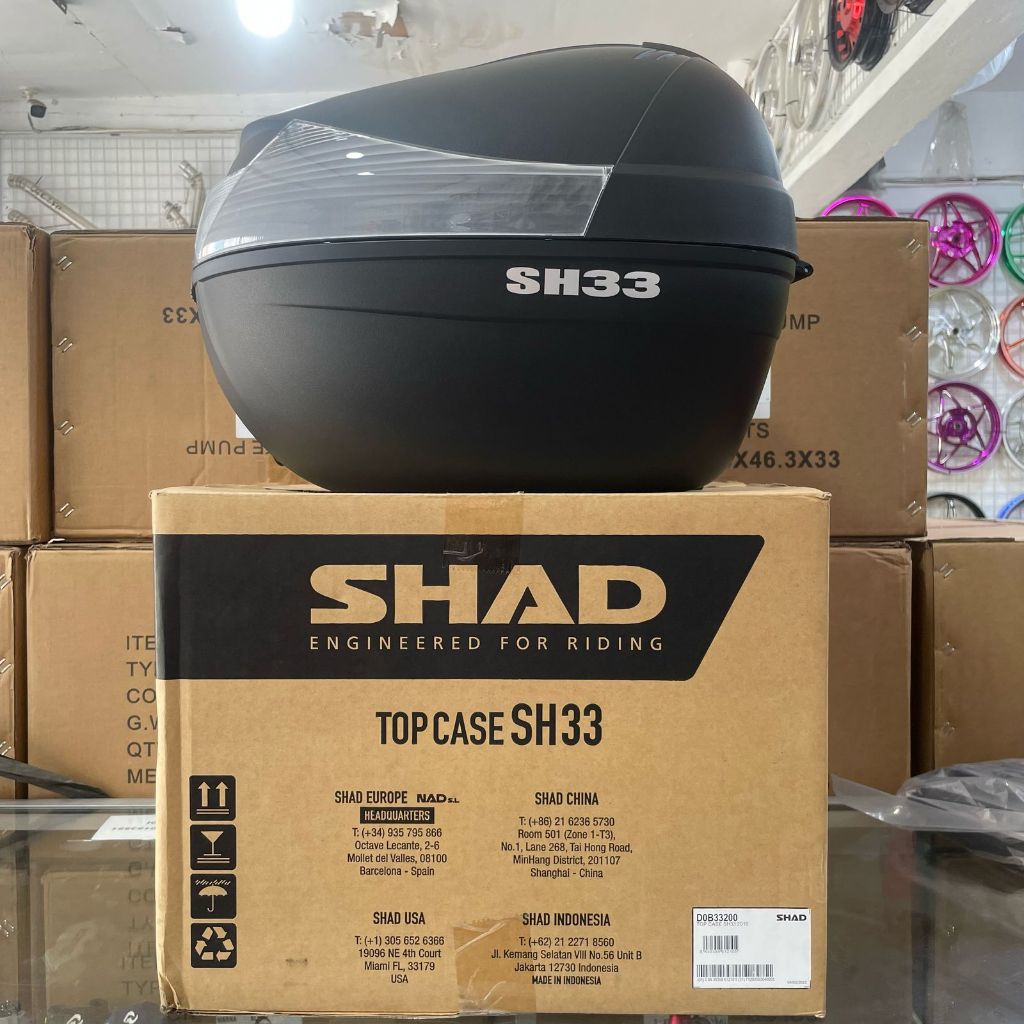 TOP BOX SHAD SH33 BOX TOURING SH33 SHAD BOX SH33 BOX SHAD SH33