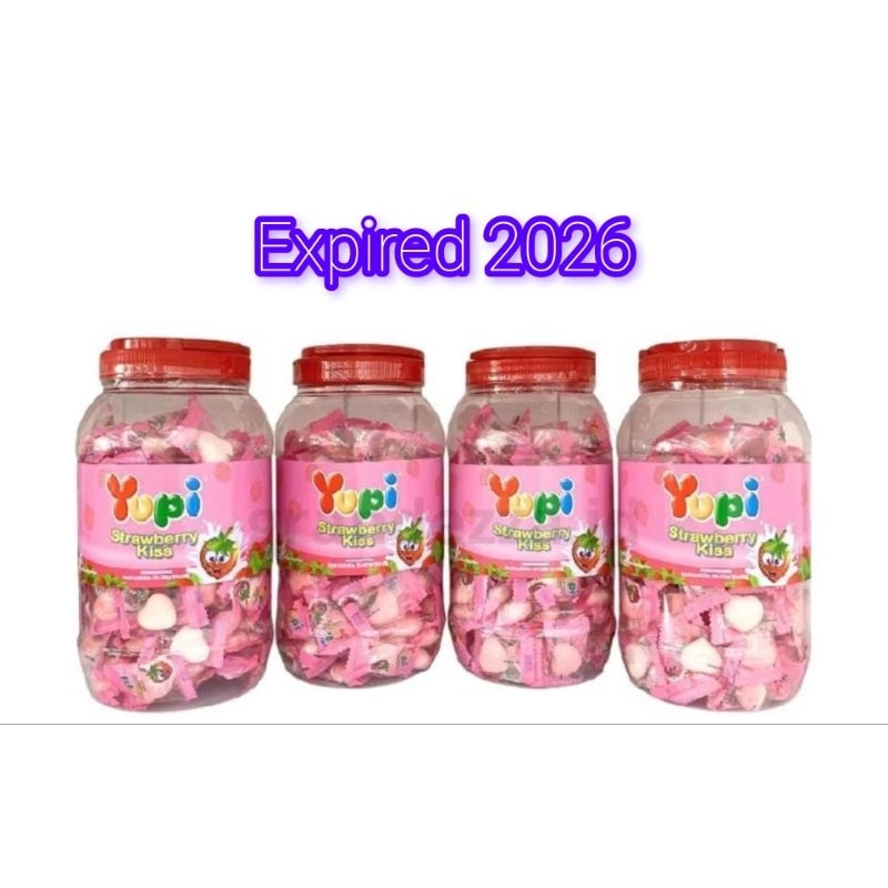 

Yupi Toples Strawberry Kiss