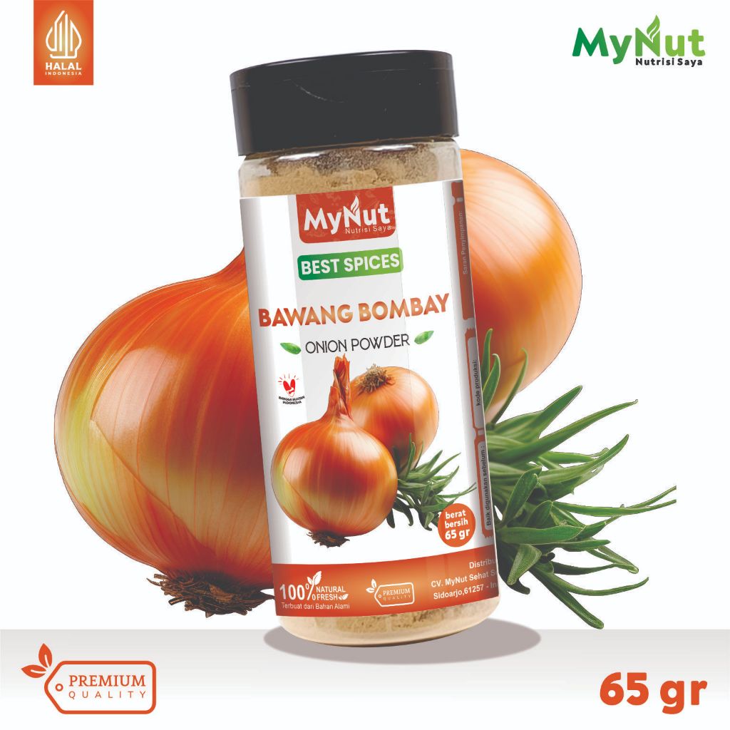 

MYNUT BAWANG BOMBAY BUBUK REMPAH BUMBU DAPUR 100% PREMIUM QUALITY