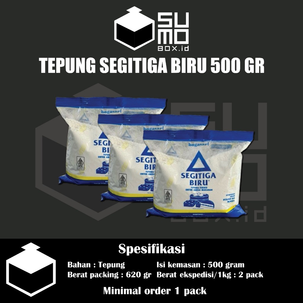 

Tepung Terigu Segitiga Biru 500gr