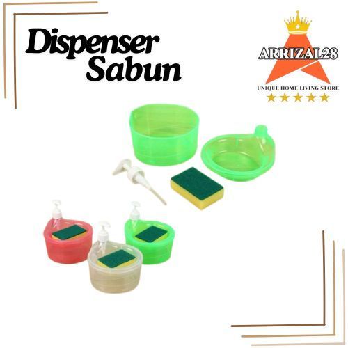 (BUBBLEWRAP) 2 IN 1 DISPENSER SABUN CUCI PIRING VIRAL