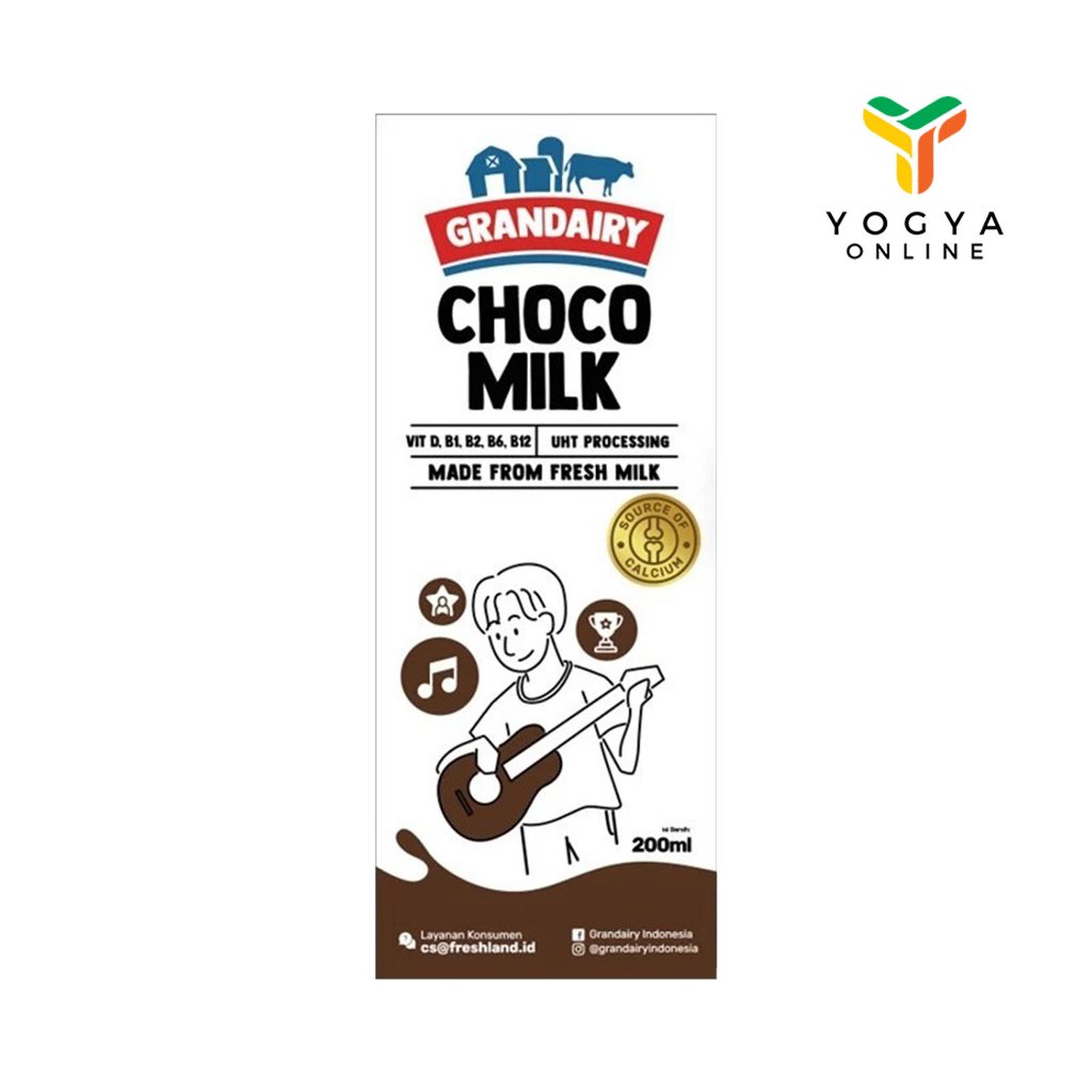 

Grandairy Uht Chocomilk 200 Ml