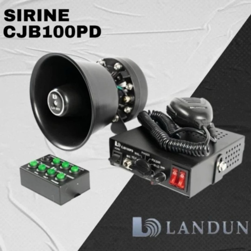 Sirine / Toa mobil Landun CJB100 Komplit