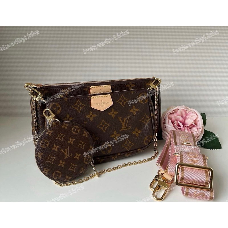 Preloved LV multi pochette original preloved louis vuitton multi pochette authentic