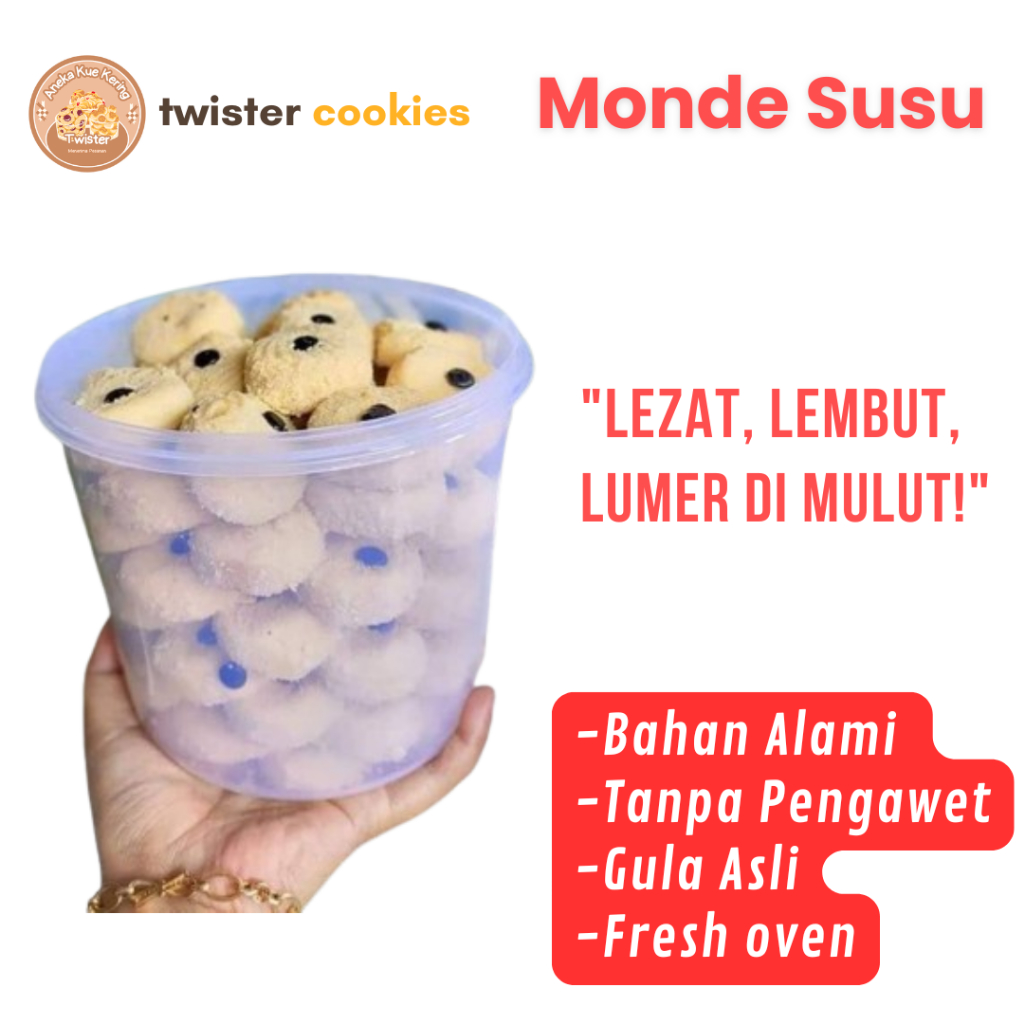 

Kue Monde Susu Kue Janit Janda Genit Monde 900 Gram ORIGINAL FRESH