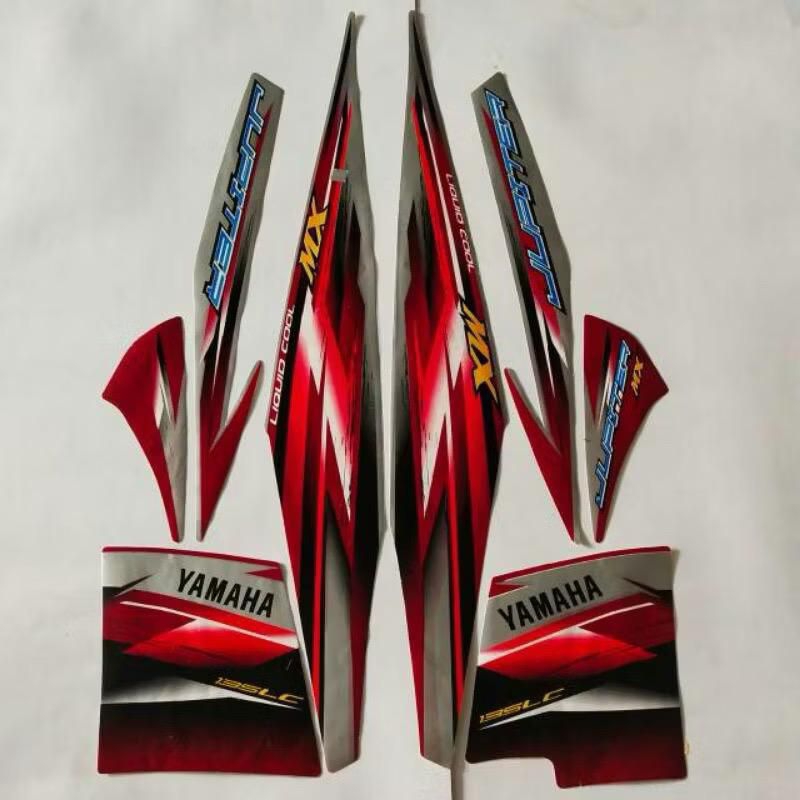 Striping Jupiter MX lama Merah