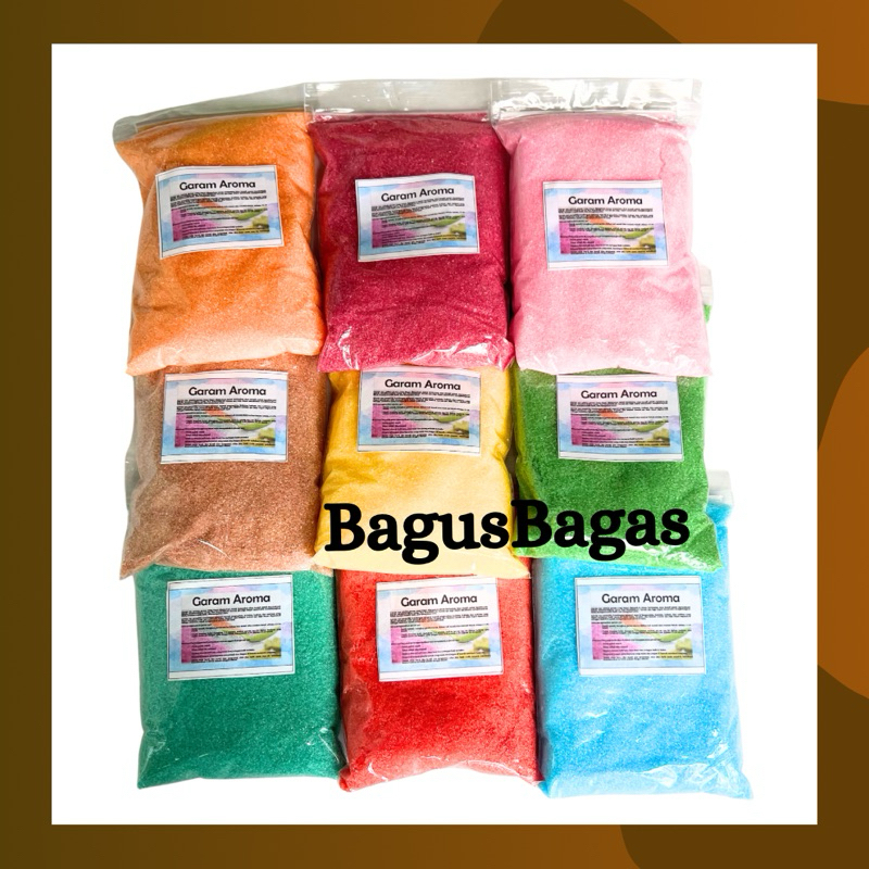 1kg SPA GROSIR Bath Salt Aromatherapy Garam Mandi Aromaterapi Rendam Kaki Refleksi Terapi