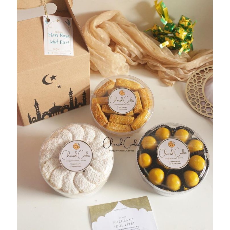 

Hampers nastar kastengel putri salju kue lebaran parcel idul fitri