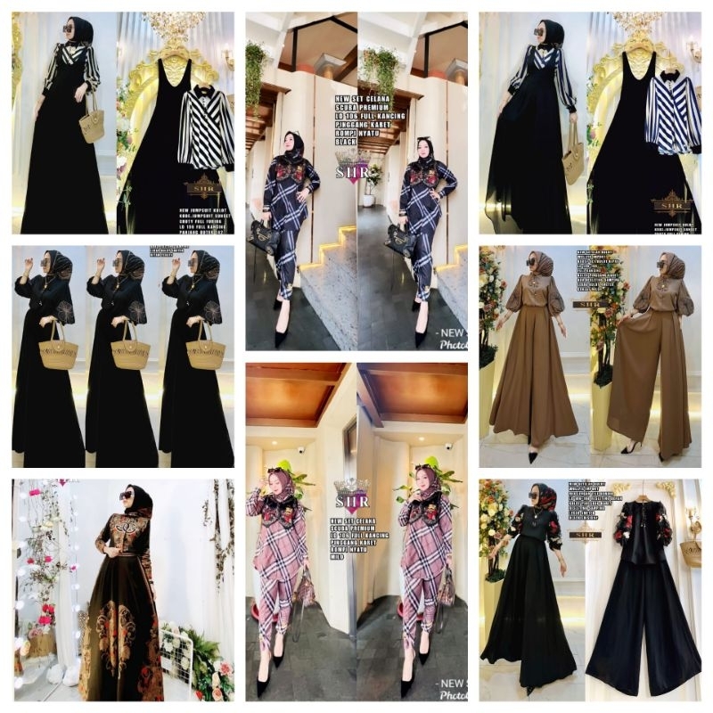 READYNEW ORI SHRSETELAN KULOT BATIK MEWAH+SET KULOT BUNGA KEONG+SET KULOT RATU AYU+SET TUNIK ROMPI+S