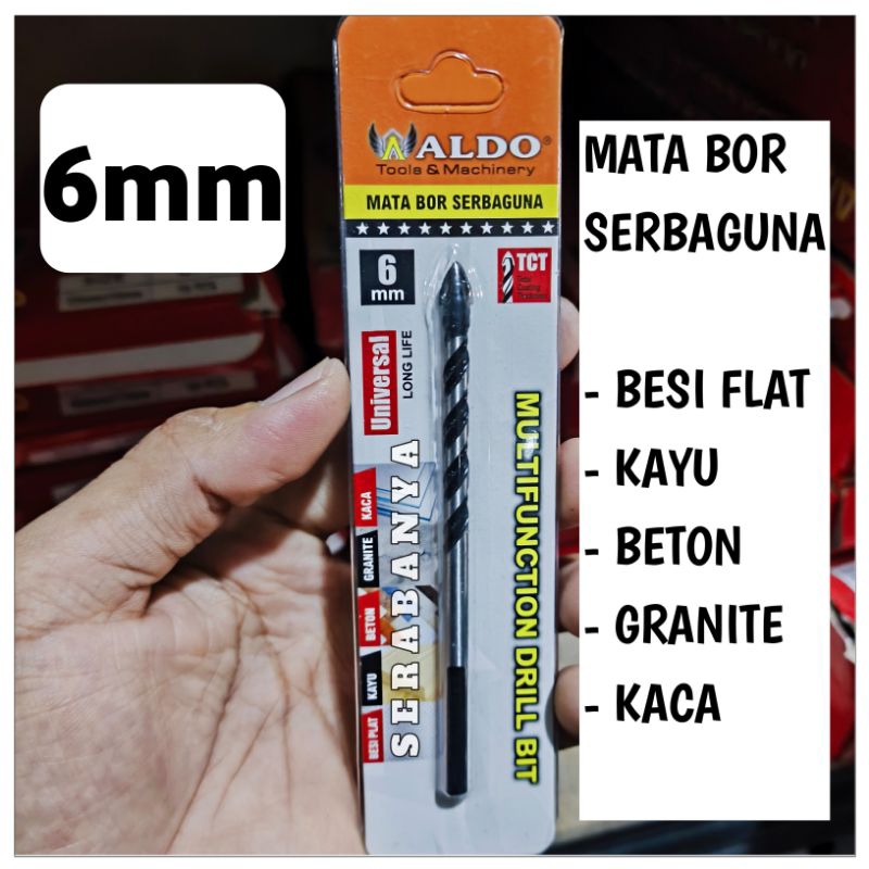 ALDO Mata Bor Serbaguna 6mm / Universal Multifungsi