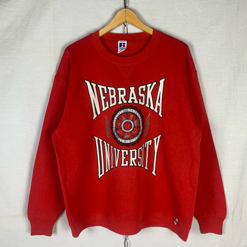 Vintage Russell Athletic Nebraska University College Sweatshirt Crewneck