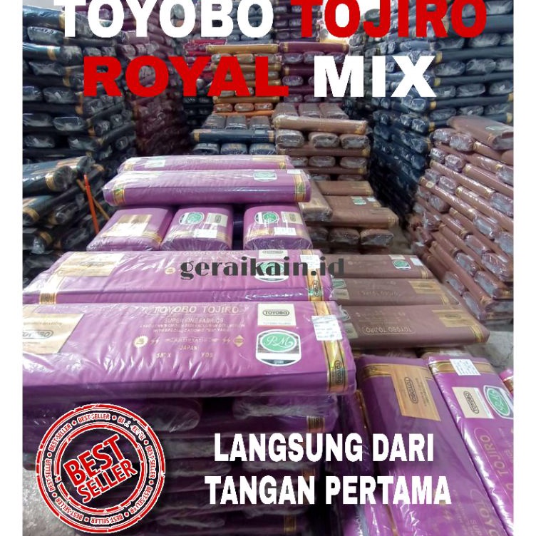 KODE V99X Kain Toyobo Tojiro Roll  Katun Toyobo Tojiro Grosir