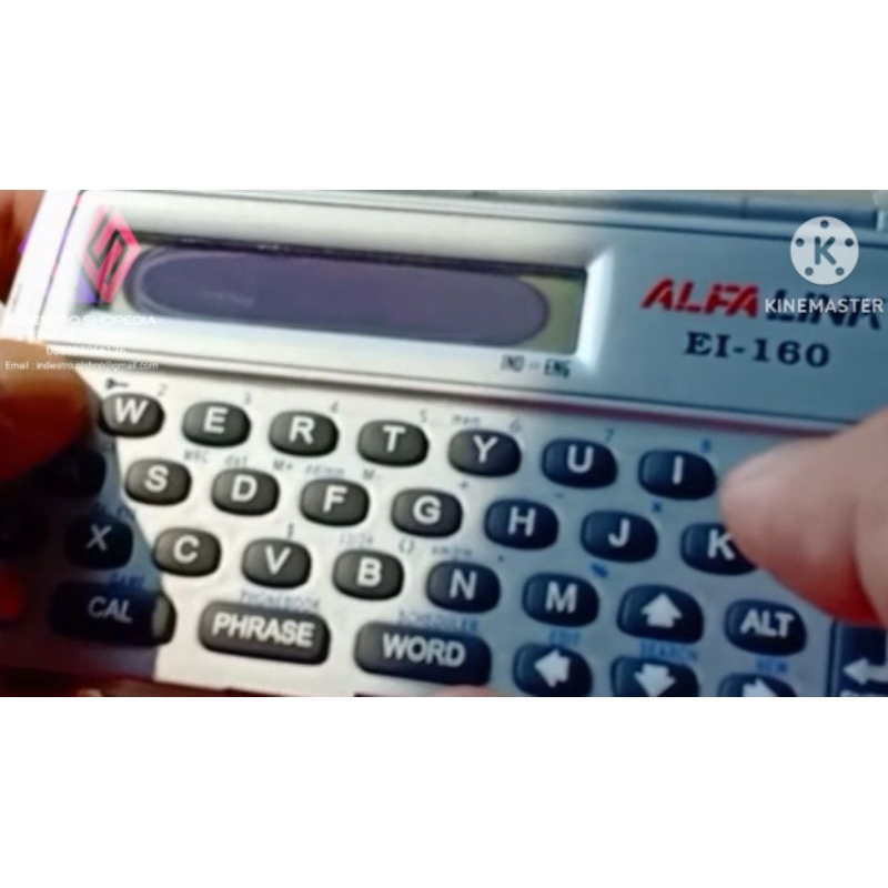 

Dictionary Pocket ALFALINK EI-160, EI-638Ts Minus Rusak (Wajib Servis)