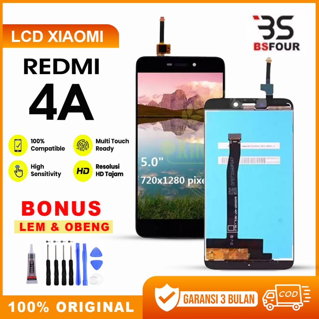 LCD XIAOMI REDMI 4A FULLSET TOUCHSCREEN ORIGINAL