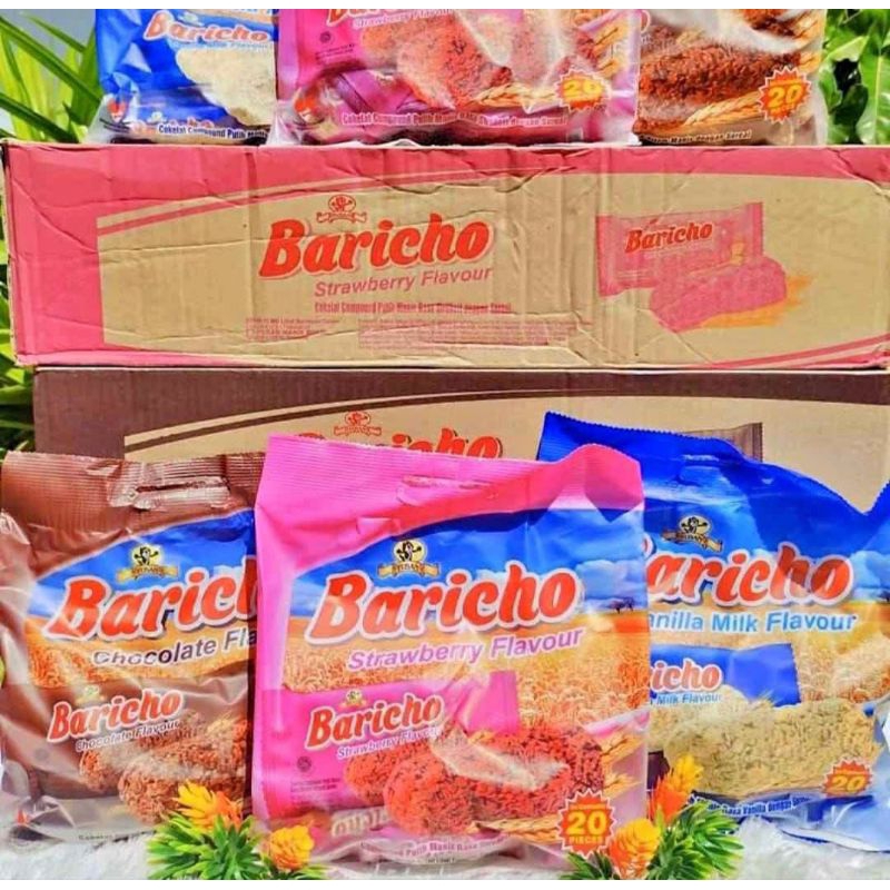 

(GROSIR) BARICHO OAT ISI 20Pcs / BARICHO oatmel coklat Vanila strawberry/baricho Snack sereal