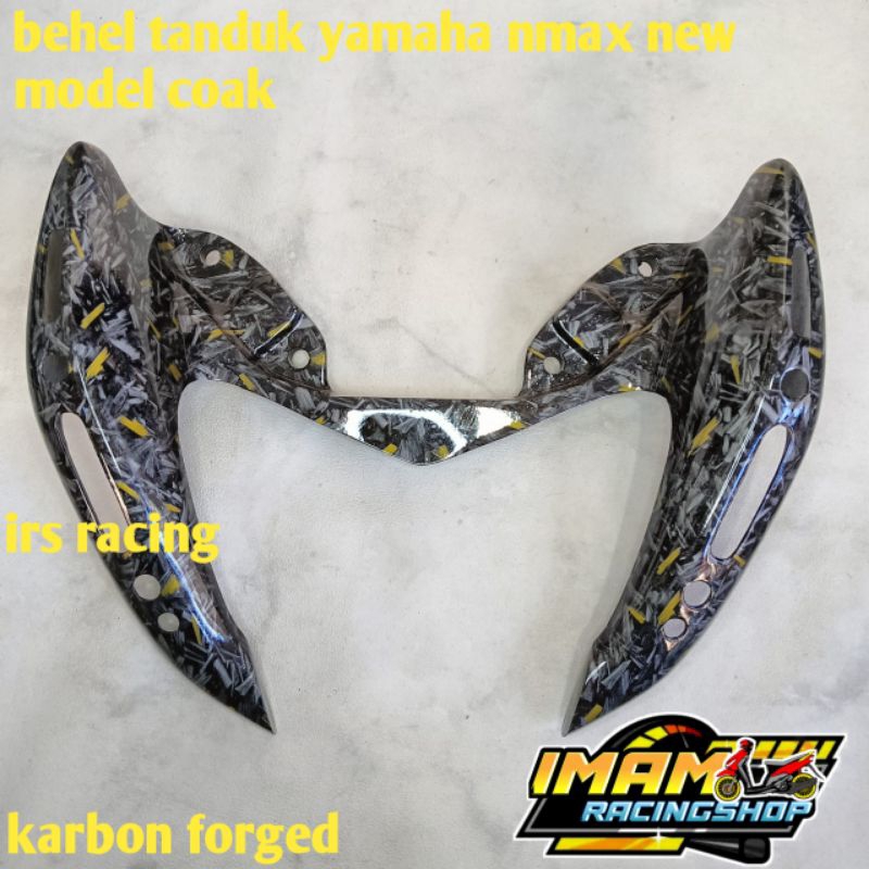 Behel Begel Nmax New Model Coak KARBON FORGED Behel Nmax New Lubang Coak Carbon Tanduk Nmax 155 Mode