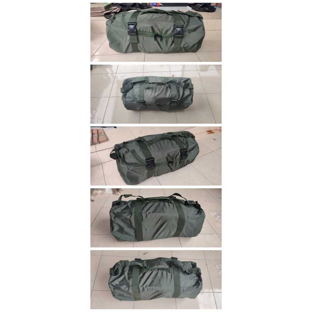 Tas selempang TNI jumbo 60L/tas pendidikan TNI/tas kapsul pulsak/dufflebag jumbo/tas penyusak