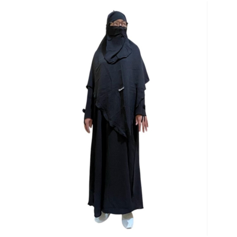 Abaya Khimar Set Gamis Umroh
