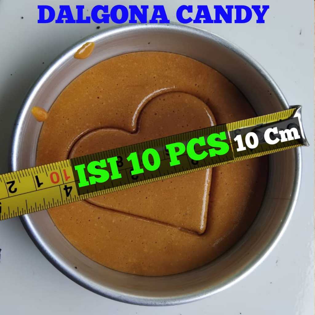 

Dalgona Candy 10 PCS Ukuran 10-Cm