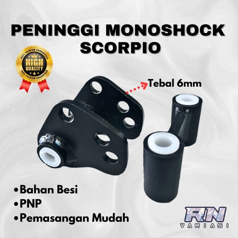 UNITRACK PENINGGI SHOCK BELAKANG SCORPIO | PENINGGI MONOSHOCK SCORPIO | UNITRACK SCORPIO