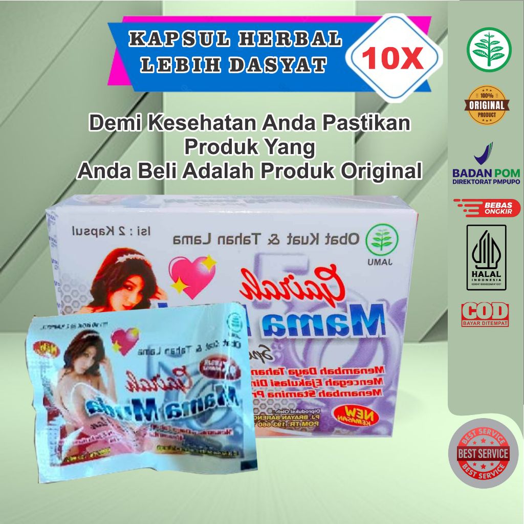 

Kapsul Herbal G4ir4h Mama Mud4 Stamina Pria Laki-Laki Dew4sa