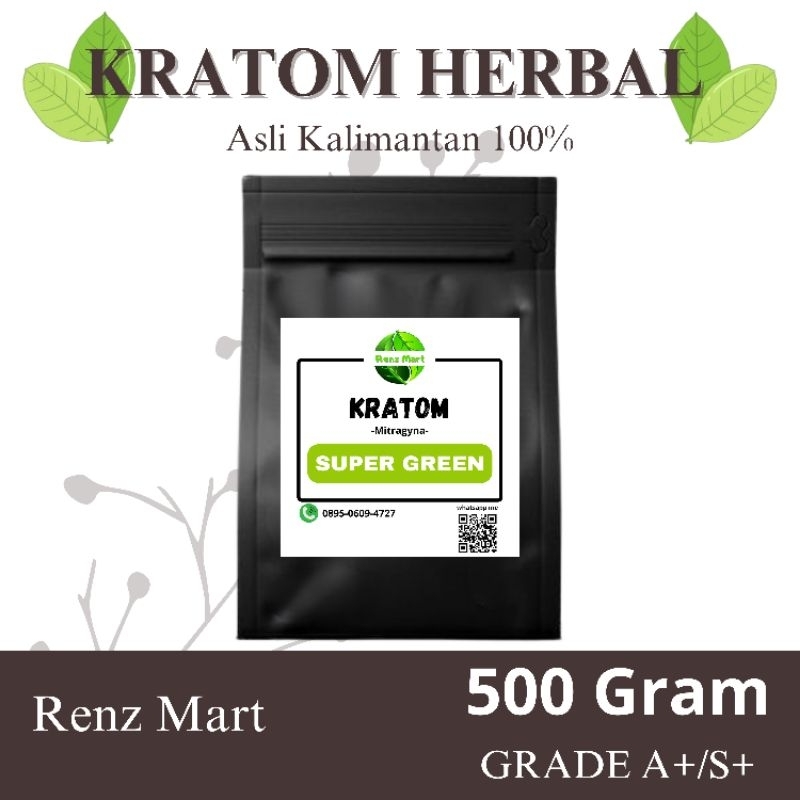 

Bubuk Teh Herbal Hijau 500gr Asli Kalimantan Grade S+