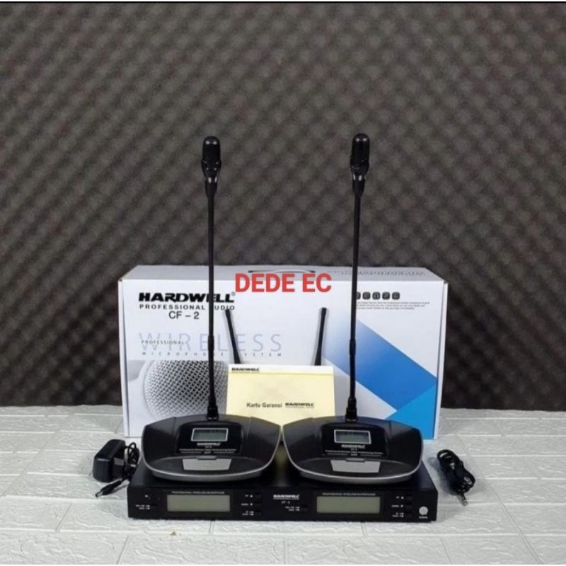 Mic Podium Hardwell Cf 2 Mic wireless Podium