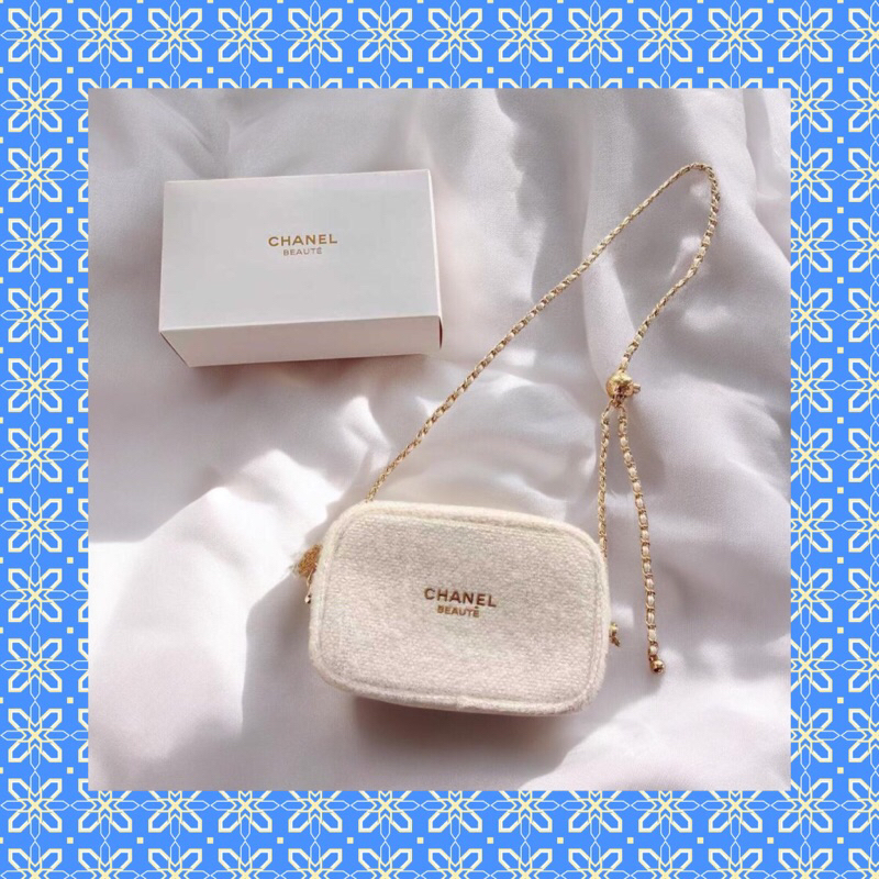 Chanel 2in1 Bag (Sling&Shouder Bag) Square Snow Limited Edition Original Gift VIP Beauty