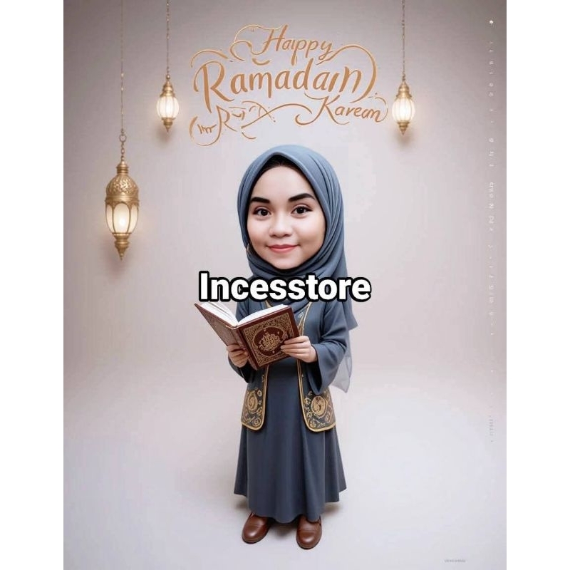 JASA EDIT FOTO 3D KARIKATUR WAJAH SENDIRI