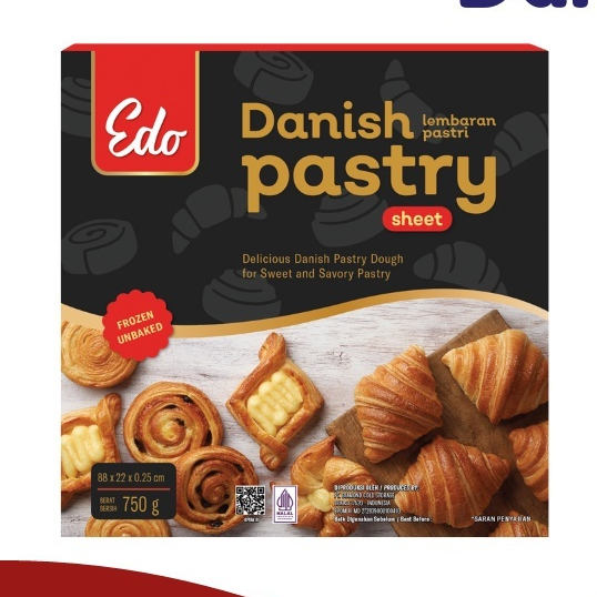 

Edo Danish Pastry Sheet 750 Gram