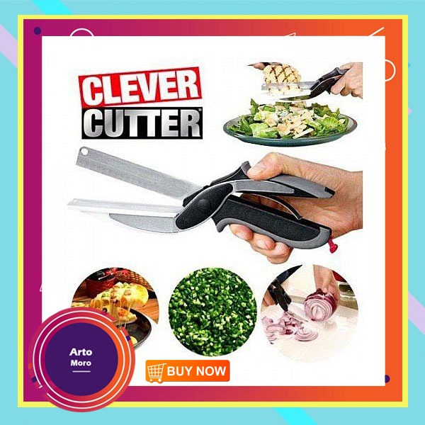 

Clever Cutter Gunting Pisau 2in1 - Pisau dan Talenan Multifungsi 0628 arto moro clever cutter