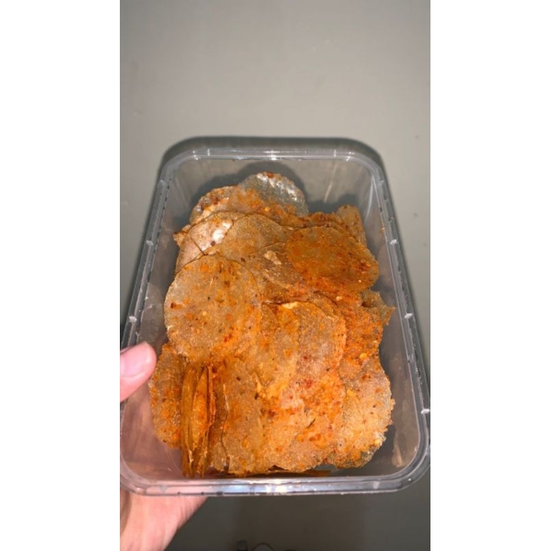 

Kripik kaca 250gr pedas daun jeruk