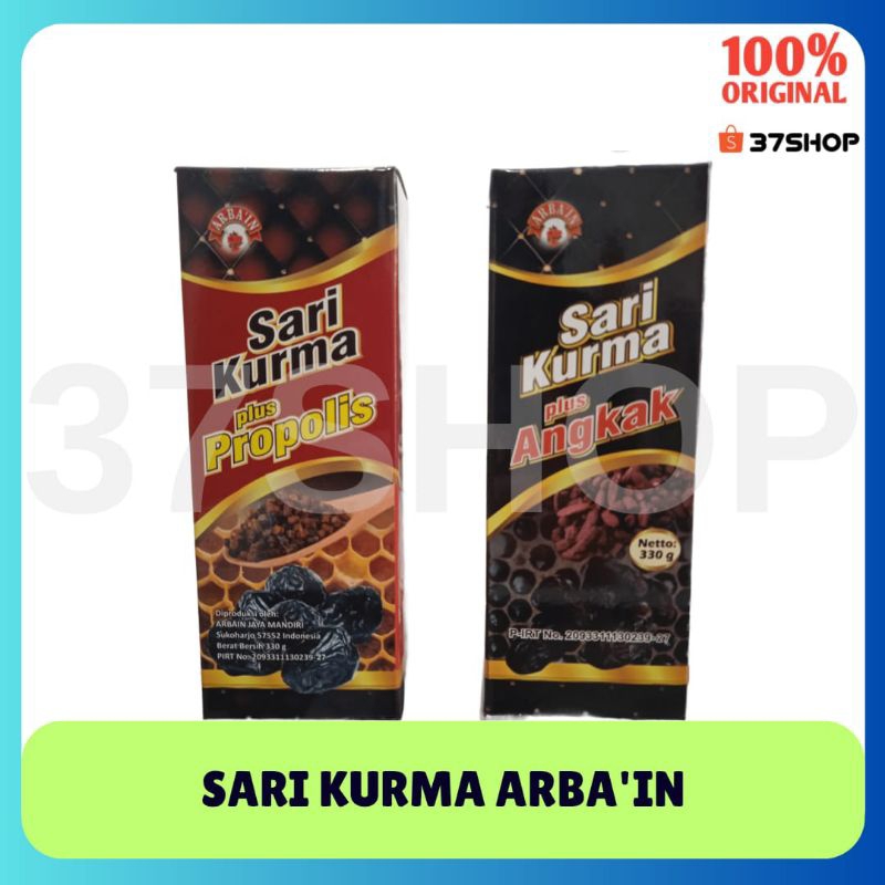 

Sari Kurma Arba'in - Plus Angkak - Plus Propolis