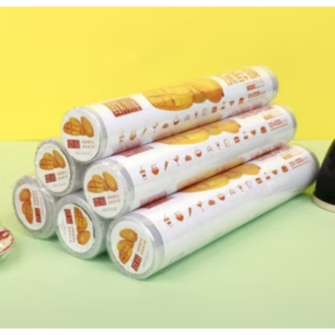Plastik Wrapping Roll Plastik Pembungkus Makanan Wrapping Roll Food 30cm 100 Lembar