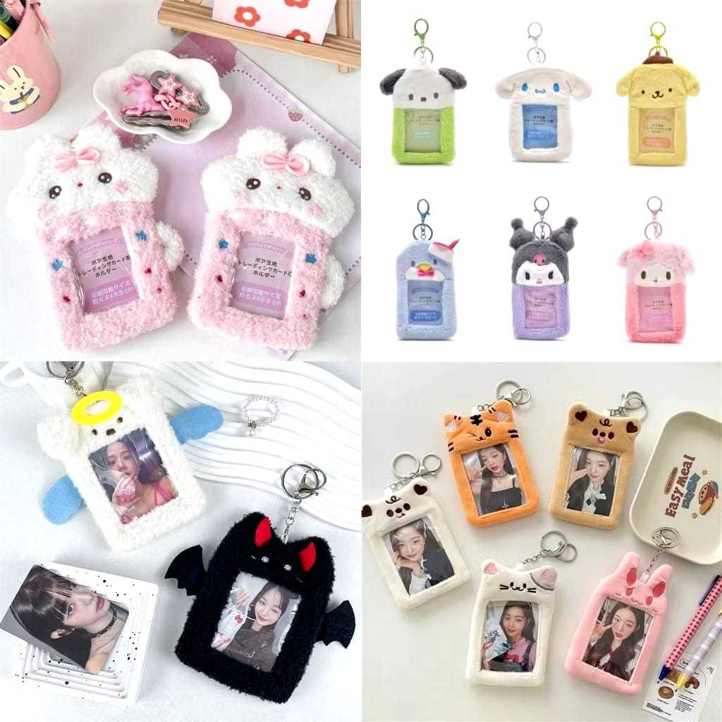 Card Holder KPOP Cahol Sanrio Kuromi Melody Cappybara