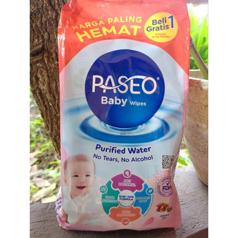 PASEO Baby Wipes 50 sheet