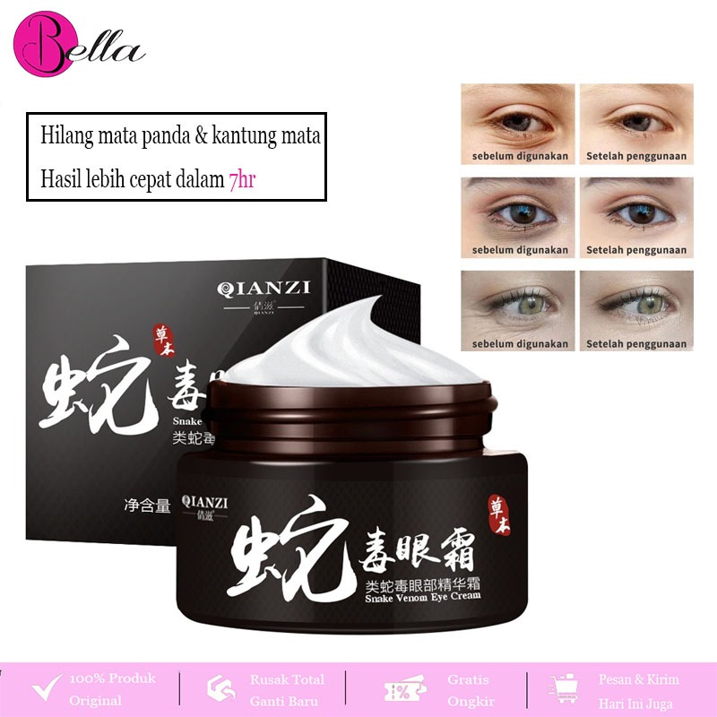 【COD】100% Original 30g Krim Mata Racun Ular Krim Kantung Mata Menghilangkan Mata Panda Remover Eye B