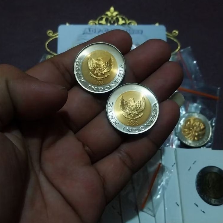 Koin 1000 kelapa sawit 1993 UNC luster