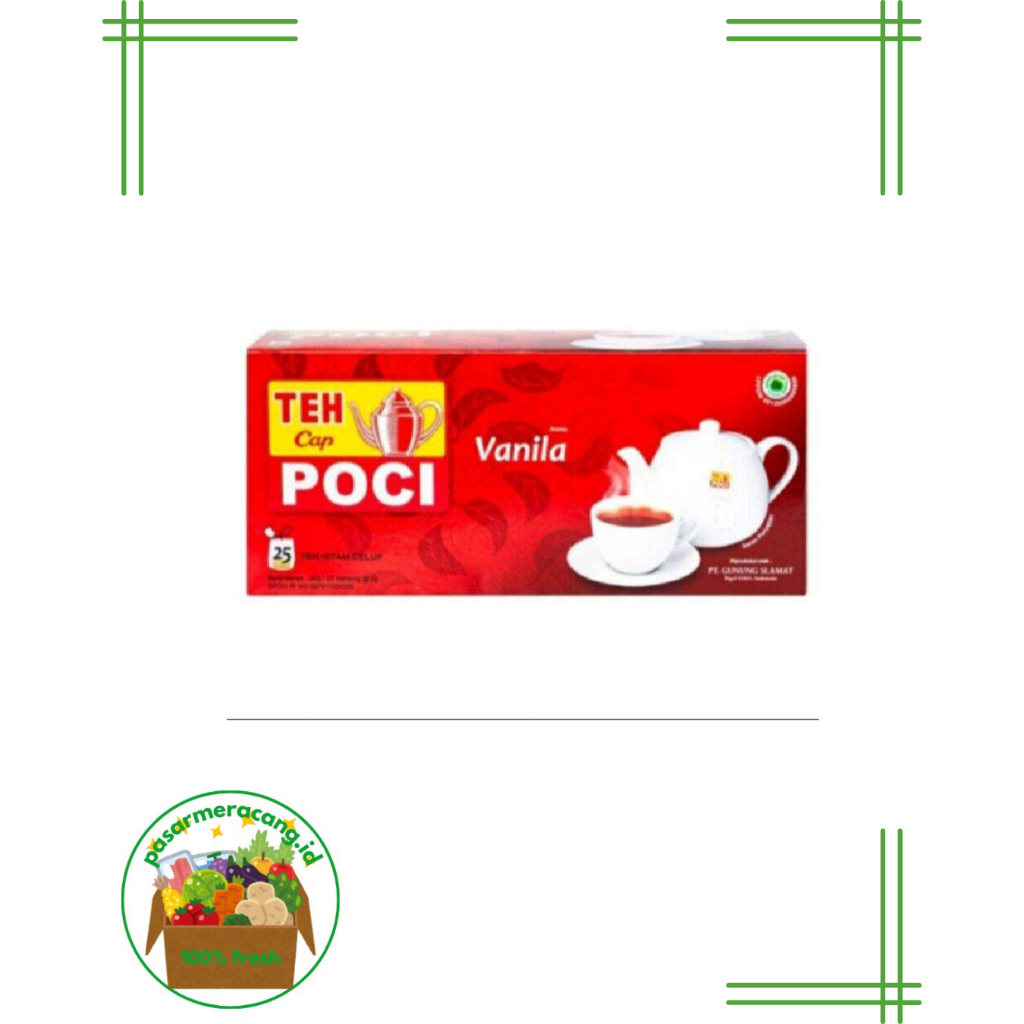 

Teh Poci Celup Rasa Vanilla 25 tea bag/kotak