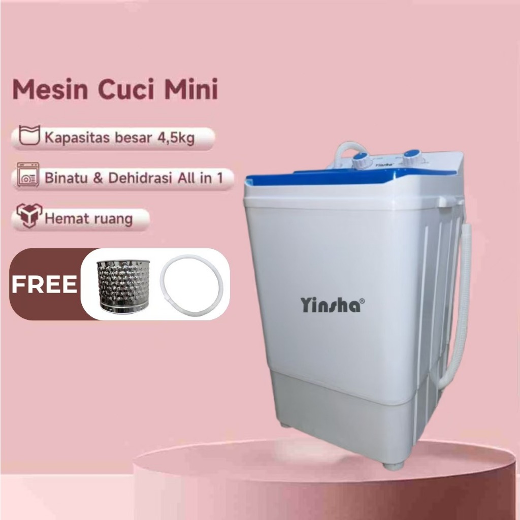 Mesin Cuci Laundry  Kapasitas 4.5kg/Mesin Cuci Hemat Listrik